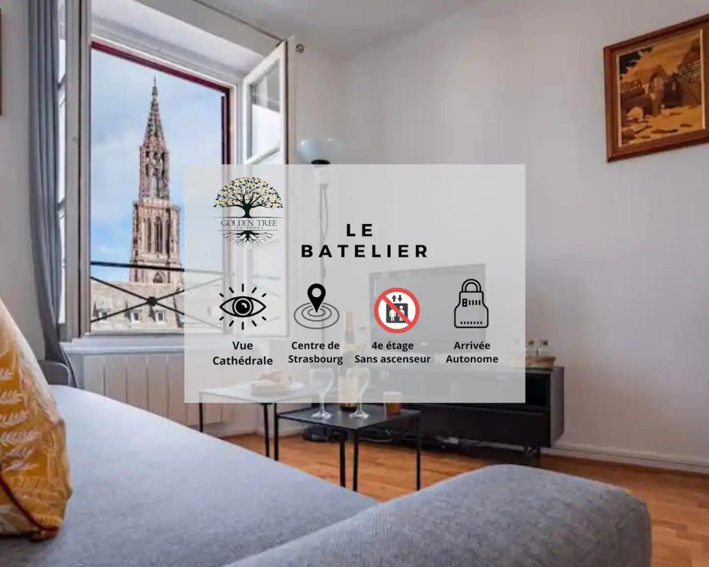 Le Batelier - Hyper-Centre, Vue Unique Cathedrale Apartamento Estrasburgo Exterior foto